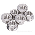 Flange Nut Inventory Stock Supply Stainless Steel Hexagon Flange Nut inventory stock Supplier